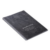 プロカフェインティング ノートブック (右側)