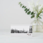 プロカメラマンの写真撮影写真の挿入 名刺 (スタンド正面)