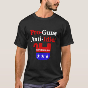 プロガンアンチバカPro Choice Freedom In Guns We T Tシャツ