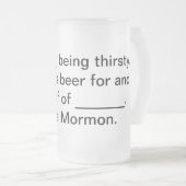 プロキシビールスタイン – すりガラス フロストグラスビールジョッキ (正面右)