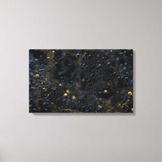 プロキマ（黒） キャンバスプリント (正面)