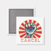 プロキャンセルカルチャー革命インターネットミーム マグネット (正面/裏面)