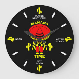 プロキュレーター怠惰な人のギフト ラージ壁時計