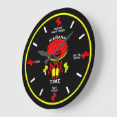 プロキュレーター怠惰な人のギフト ラージ壁時計 (傾斜)