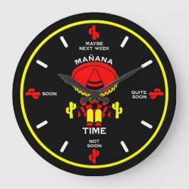 プロキュレーター怠惰な人のギフト ラージ壁時計