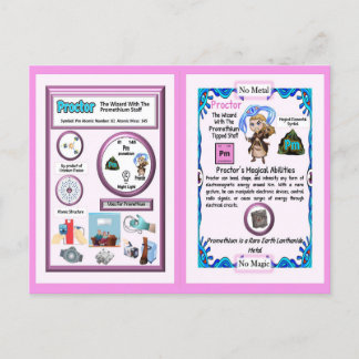プロクターウィザード – Promethium要素 ポストカード
