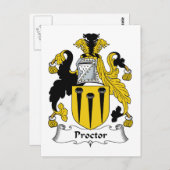 プロクター家紋 ポストカード (正面/裏面)