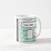 プロクラスティネーター杯:リストメーカー コーヒーマグカップ (正面右)