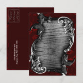 プロクラメーション ヴァンパイア ゴシック ウェディング 案内ポストカード (正面/裏面)