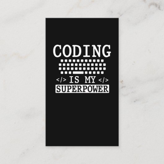 プログおもしろいラマコンピュータ科学コーダ 名刺 (正面)