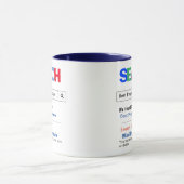 プログラおもしろい最高のム・マネージャ マグカップ (中央)