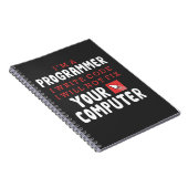 プログラマおもしろいコンピュータ修復コーダユーモア ノートブック (右側)