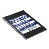 プログラマおもしろいー時給コンピューターITコーダ ノートブック (右側)