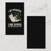 プログラマがコンピューター科学を利用する 名刺 (正面/裏面)