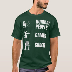プログラマがコーディおもしろいング衣料プレミアムを設定する方法 Tシャツ