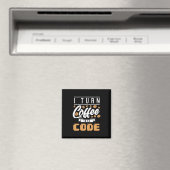 プログラマがコーヒーをコード化 マグネット (インサイチュ (食洗機))