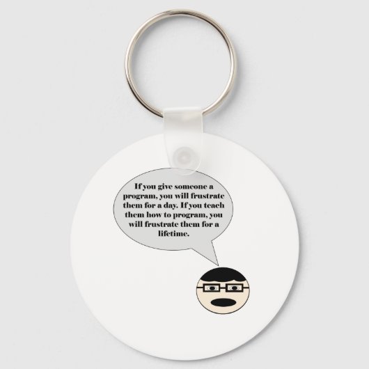 プログラマのキーチェーンを分解する方法 キーホルダー (正面)