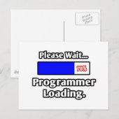 プログラマの読み込み中 ポストカード (正面/裏面)