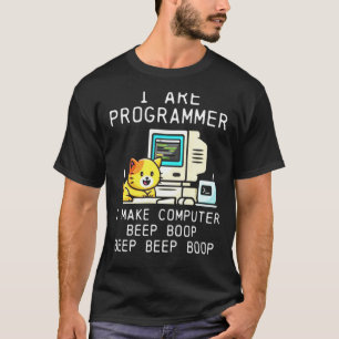 プログラマのCatビープ音のブートコーディング Tシャツ