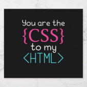 プログラマはHtmlのCss スパークリングワインラベル (シングルラベル)