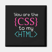 プログラマはHtmlのCss マグネット (正面)