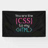 プログラマはHtmlのCss 横断幕 (横)