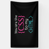 プログラマはHtmlのCss 横断幕 (縦)