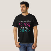 プログラマはHtmlのCss Tシャツ (正面フル)
