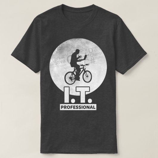 プログラマインスパイアー開発者IT Ex向け80sギフト Tシャツ (デザイン正面)