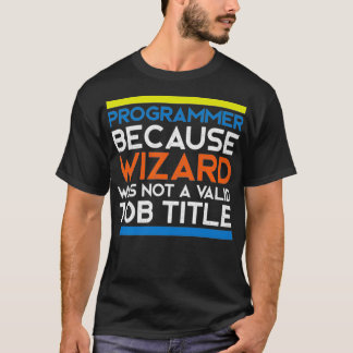 プログラマウィザードdevops java linu python tシャツ