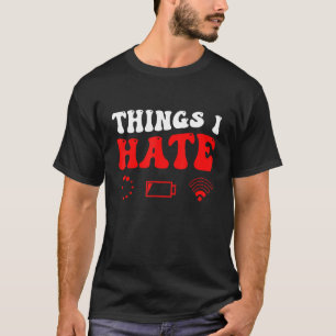プログラマゲーマーが嫌いなもの Tシャツ