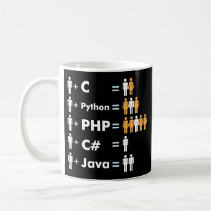 プログラマコーディングC Python PHP Javaが男性を引き付ける コーヒーマグカップ