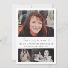 プログラマフネラリオクリスティアーノエンエスパニョル葬儀 招待状