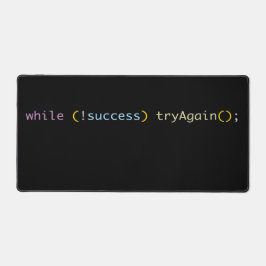 プログラマーあるある　コーディング・ユーモア　もう１度ループ デスクマット