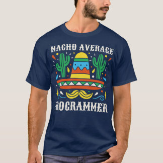 プログラマーおもしろいの平均ヴィンテージメキシコのソンブレロ Tシャツ