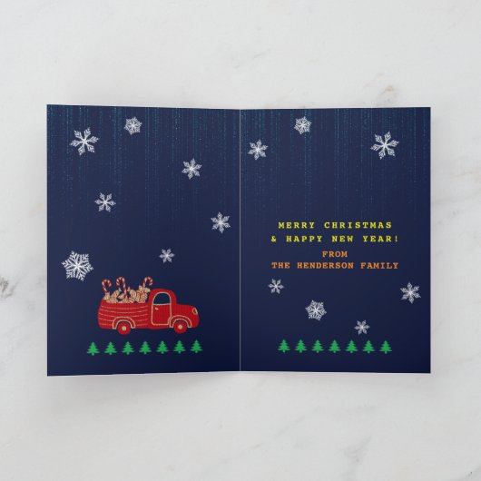 プログラマーおもしろいクリスマス シーズンカード (内部)