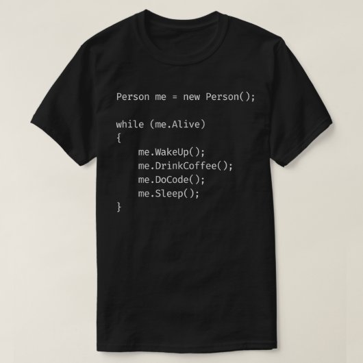 プログラマーおもしろいコーコードソフトウェア開発者sa tシャツ (デザイン正面)