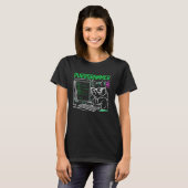 プログラマーおもしろいコーダCat Lo Tシャツ (正面フル)