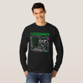 プログラマーおもしろいコーダCat Lo Tシャツ (正面フル)