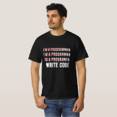 プログラマーおもしろいIウィットコード Tシャツ (正面フル)