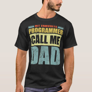 プログラマーお気に入りのが私にパパを呼び出す父の Tシャツ