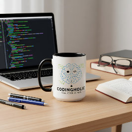 プログラマーとコーダー向けのコーディングデュオマグセット マグカップ