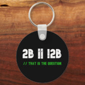 プログラマーになるかどうか キーホルダー (正面)