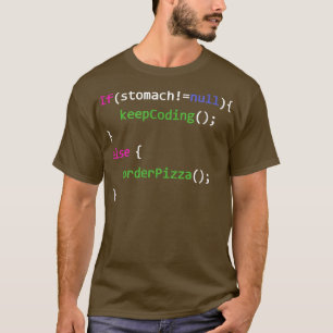 プログラマーによるピザの注文26684839 Tシャツ