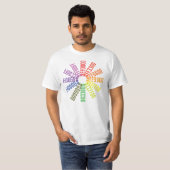 プログラマーのカラーホイール Tシャツ (正面フル)