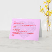 プログラマーのバレンタインデーカード カード (黄色い花)