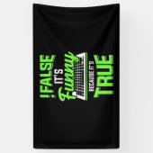 プログラマーの偽おもしろいり 横断幕 (縦)