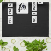 プログラマーの免責条項Tシャツ キッチンタオル (折り畳み)