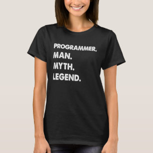 プログラマーの男 神話 Tシャツ