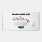 プログラマーのDNAは中に Molecular Biology Humor デスクマット (キーボード&マウス)